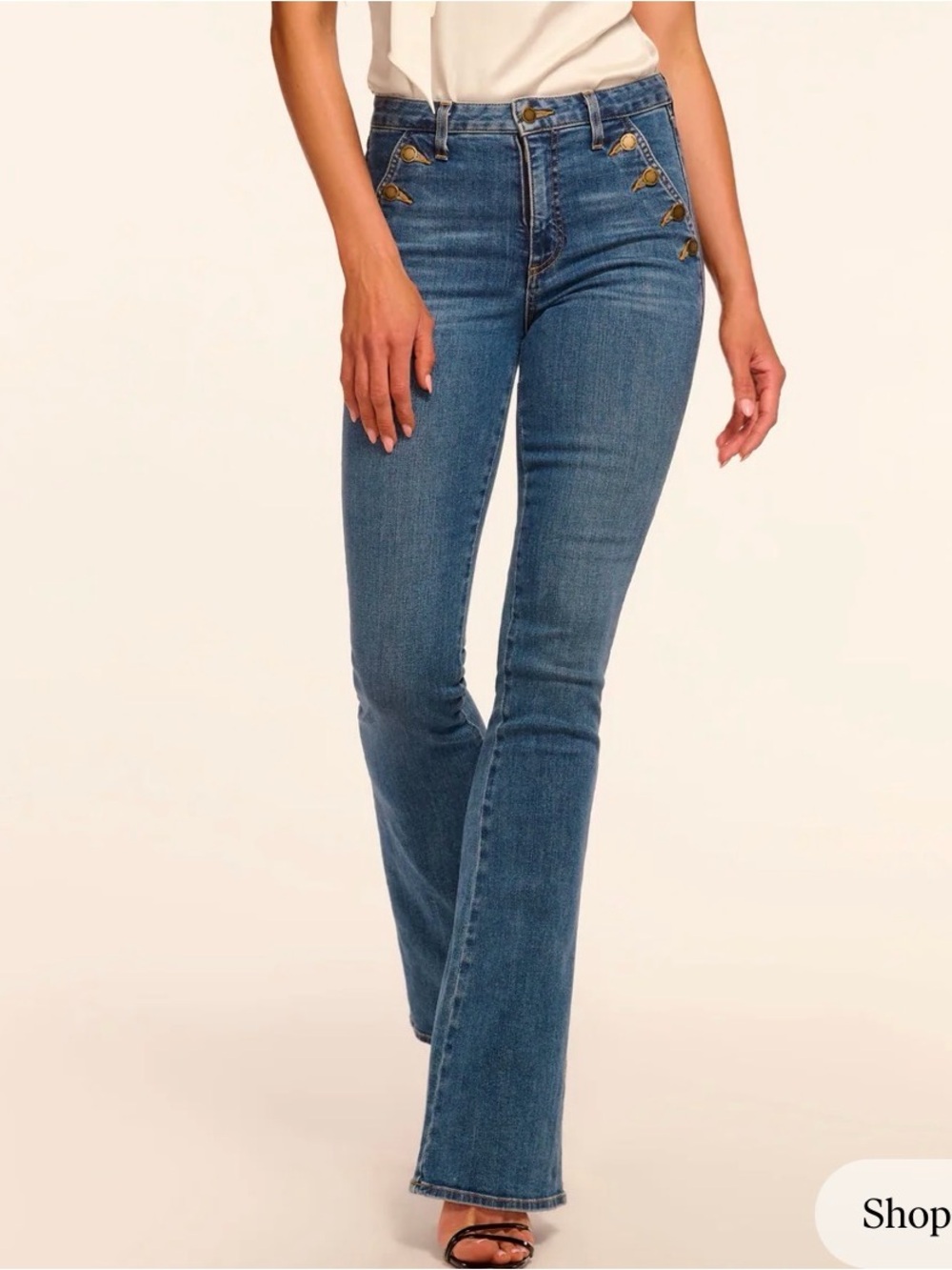 Ramy Brook Helena High-Rise Flare Jean
